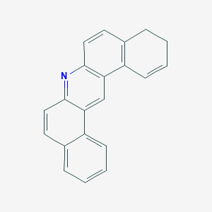 molecular formula C21H15N B028400 Dibenz(a,j)acridine, 3,4-dihydro- CAS No. 106589-49-5