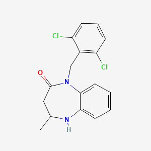 1-(2,6-dichlorobenzyl)-4-methyl-1,3,4,5-tetrahydro-2H-1,5-benzodiazepin-2-one