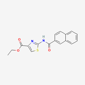 Ethyl 2-(naphthalene-2-carbonylamino)-1,3-thiazole-4-carboxylate