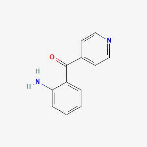 molecular formula C12H10N2O B2840022 (2-Amino-phenyl)-pyridin-4-yl-methanone CAS No. 91973-39-6