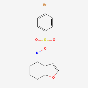 [(Z)-6,7-dihydro-5H-1-benzofuran-4-ylideneamino] 4-bromobenzenesulfonate