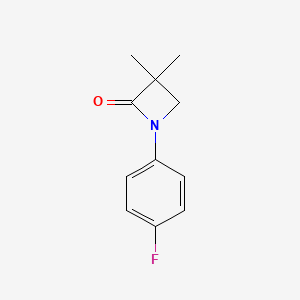 1-(4-Fluorophenyl)-3,3-dimethylazetidin-2-one