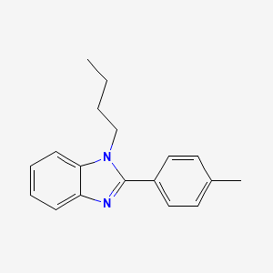 molecular formula C18H20N2 B2840081 1-Butyl-2-(4-methylphenyl)benzimidazole CAS No. 872345-22-7