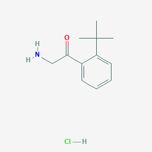 2-Amino-1-(2-(tert-butyl)phenyl)ethanone hydrochloride