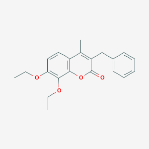 3-benzyl-7,8-diethoxy-4-methyl-2H-chromen-2-one