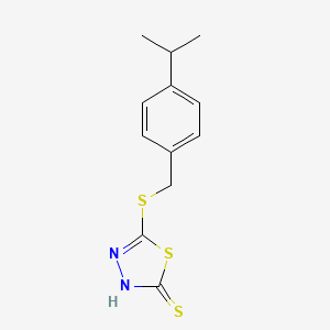 5-({[4-(Propan-2-yl)phenyl]methyl}sulfanyl)-1,3,4-thiadiazole-2-thiol