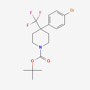 tert-Butyl 4-(4-bromophenyl)-4-(trifluoromethyl)piperidine-1-carboxylate