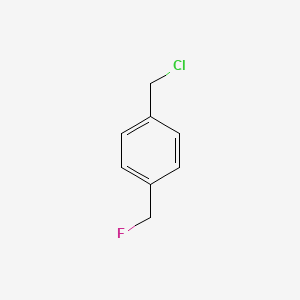 molecular formula C8H8ClF B2840119 1-(Chloromethyl)-4-(fluoromethyl)benzene CAS No. 1182356-92-8