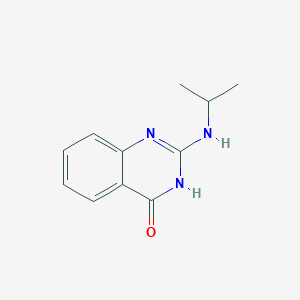 molecular formula C11H13N3O B2840134 2-(异丙基氨基)-4(3H)-喹唑啉-4-酮 CAS No. 79714-14-0