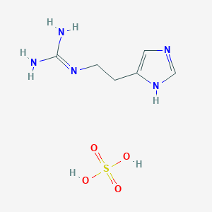 2-[2-(1H-Imidazol-5-yl)ethyl]guanidine;sulfuric acid