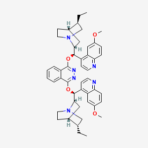 molecular formula C48H54N6O4 B2840148 Hydroquinidine 1,4-phthalazinediyl ether mixture CAS No. 1217464-63-5; 140853-10-7; 148618-32-0