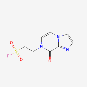 2-(8-Oxoimidazo[1,2-a]pyrazin-7-yl)ethanesulfonyl fluoride