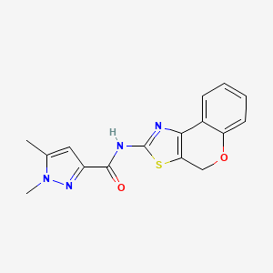 N-(4H-chromeno[4,3-d]thiazol-2-yl)-1,5-dimethyl-1H-pyrazole-3-carboxamide