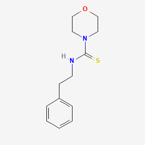 molecular formula C13H18N2OS B2840209 N4-Phenethylmorpholine-4-carbothioamide CAS No. 284488-77-3