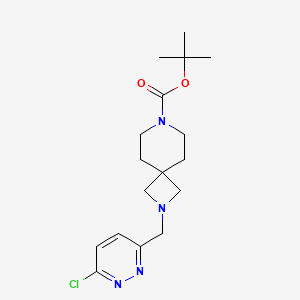 Tert-butyl 2-[(6-chloropyridazin-3-yl)methyl]-2,7-diazaspiro[3.5]nonane-7-carboxylate