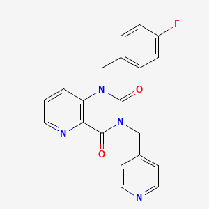 1-(4-fluorobenzyl)-3-(pyridin-4-ylmethyl)pyrido[3,2-d]pyrimidine-2,4(1H,3H)-dione