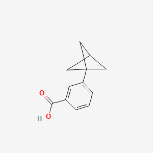molecular formula C12H12O2 B2840232 3-(Bicyclo[1.1.1]pentan-1-yl)benzoic acid CAS No. 1823902-30-2