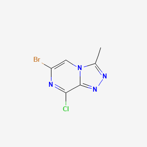 6-Bromo-8-chloro-3-methyl-[1,2,4]triazolo[4,3-a]pyrazine