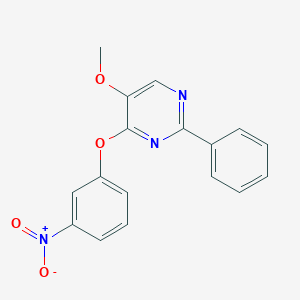 5-Methoxy-4-(3-nitrophenoxy)-2-phenylpyrimidine