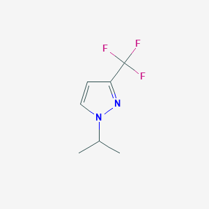 molecular formula C7H9F3N2 B2840284 1-异丙基-3-(三氟甲基)吡唑 CAS No. 915377-59-2