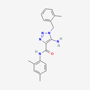 5-amino-N-(2,4-dimethylphenyl)-1-(2-methylbenzyl)-1H-1,2,3-triazole-4-carboxamide