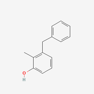 molecular formula C14H14O B2840313 3-Benzyl-2-methylphenol CAS No. 31040-76-3