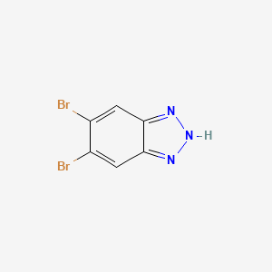 molecular formula C6H3Br2N3 B2840325 5,6-Dibromo-1h-benzotriazole CAS No. 716320-92-2