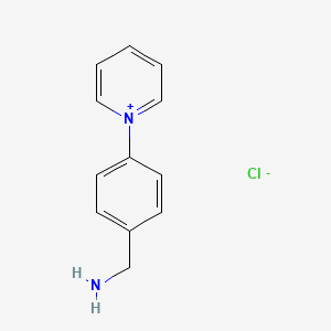 1-(4-(Aminomethyl)phenyl)pyridin-1-ium chloride