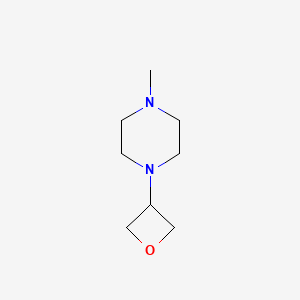 molecular formula C8H16N2O B2840332 1-甲基-4-(氧杂环戊烷-3-基)哌嗪 CAS No. 1788043-99-1