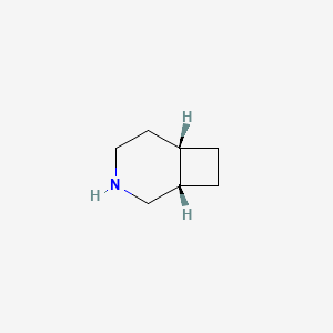 molecular formula C7H13N B2840353 (1S,6S)-3-Azabicyclo[4.2.0]octane CAS No. 2381568-90-5