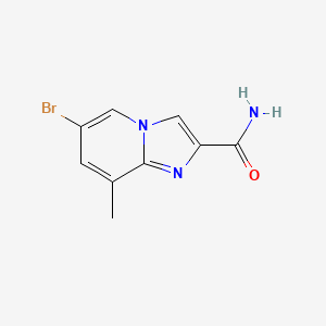 6-Bromo-8-methylimidazo[1,2-a]pyridine-2-carboxamide