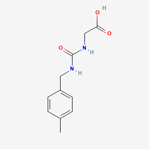 molecular formula C11H14N2O3 B2840387 ({[(4-Methylbenzyl)amino]carbonyl}amino)acetic acid CAS No. 923233-37-8