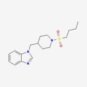 1-((1-(butylsulfonyl)piperidin-4-yl)methyl)-1H-benzo[d]imidazole