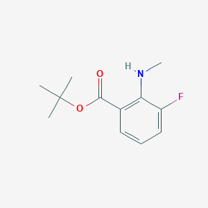 Tert-butyl 3-fluoro-2-(methylamino)benzoate