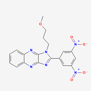 2-(3,5-dinitrophenyl)-1-(3-methoxypropyl)-1H-imidazo[4,5-b]quinoxaline