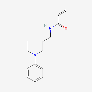 N-[3-(N-ethylanilino)propyl]prop-2-enamide