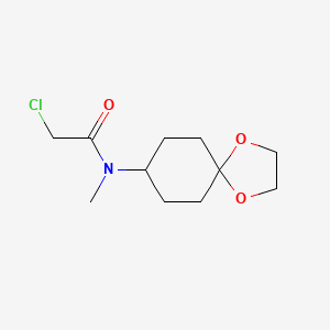 2-Chloro-N-(1,4-dioxaspiro[4.5]decan-8-yl)-N-methylacetamide