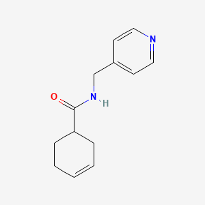 molecular formula C13H16N2O B2840429 N-[(pyridin-4-yl)methyl]cyclohex-3-ene-1-carboxamide CAS No. 1090529-96-6