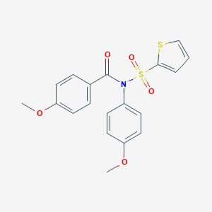 N-(4-methoxybenzoyl)-N-(4-methoxyphenyl)-2-thiophenesulfonamide