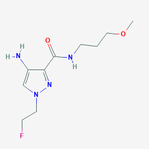 4-Amino-1-(2-fluoroethyl)-N-(3-methoxypropyl)-1H-pyrazole-3-carboxamide