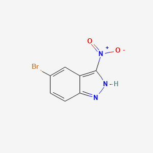 molecular formula C7H4BrN3O2 B2840461 5-Bromo-3-nitro-1H-indazole CAS No. 921609-47-4