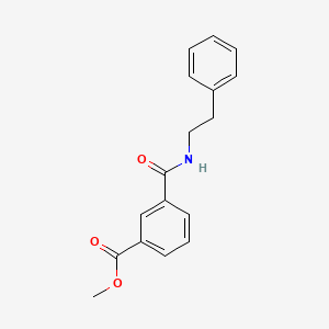 Methyl 3-[(2-phenylethyl)carbamoyl]benzoate