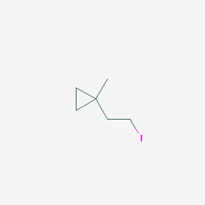 molecular formula C6H11I B2840504 1-(2-碘乙基)-1-甲基环丙烷 CAS No. 2377035-14-6