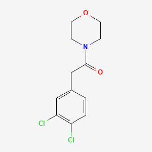 molecular formula C12H13Cl2NO2 B2840520 2-(3,4-Dichlorophenyl)-1-morpholino-1-ethanone CAS No. 866134-04-5