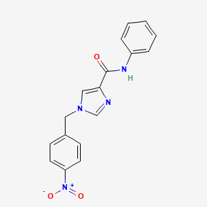 1-(4-nitrobenzyl)-N-phenyl-1H-imidazole-4-carboxamide