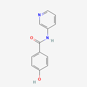 molecular formula C12H10N2O2 B2840537 4-羟基-N-(吡啶-3-基)苯甲酰胺 CAS No. 852980-64-4