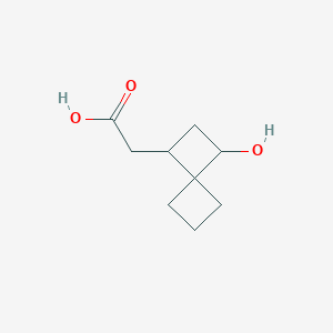 2-{3-Hydroxyspiro[3.3]heptan-1-yl}acetic acid