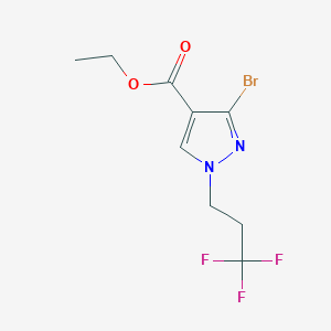 Ethyl 3-bromo-1-(3,3,3-trifluoropropyl)-1H-pyrazole-4-carboxylate