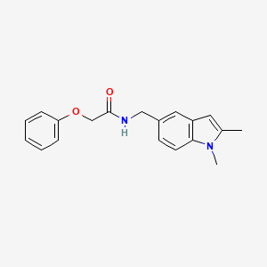 molecular formula C19H20N2O2 B2840570 N-((1,2-dimethyl-1H-indol-5-yl)methyl)-2-phenoxyacetamide CAS No. 852137-61-2