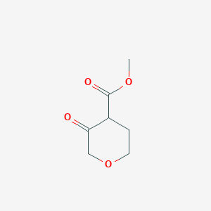 molecular formula C7H10O4 B2840572 Methyl 3-oxotetrahydro-2h-pyran-4-carboxylate CAS No. 1787263-94-8